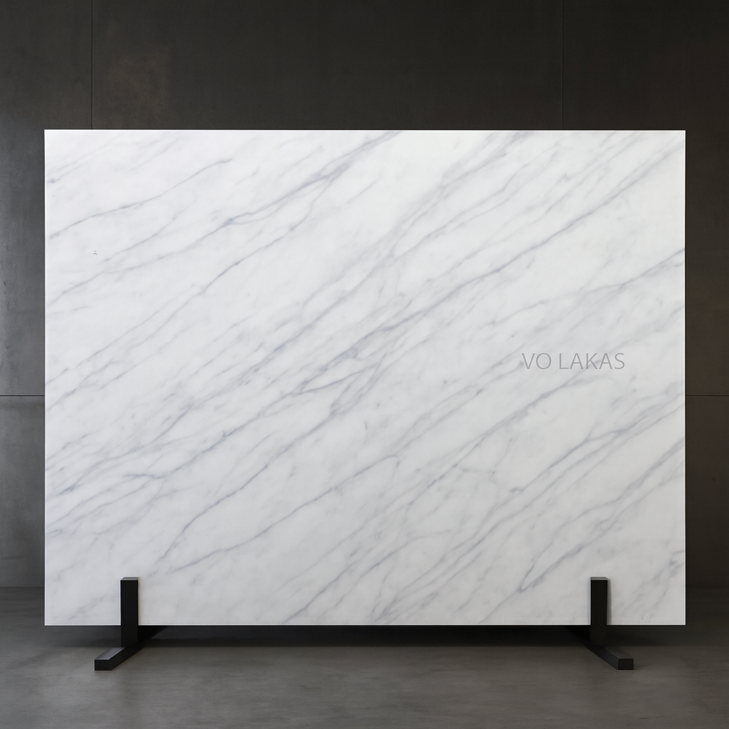 Premium Volakas White Marble Stone